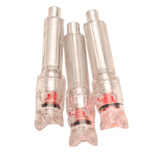Lighted Crossbow Bolt Nock3 Pk .285"ID