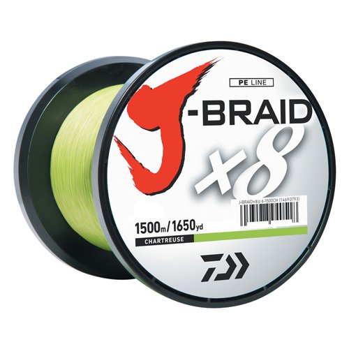 J-Braid 40lb Chartreuse 1500m