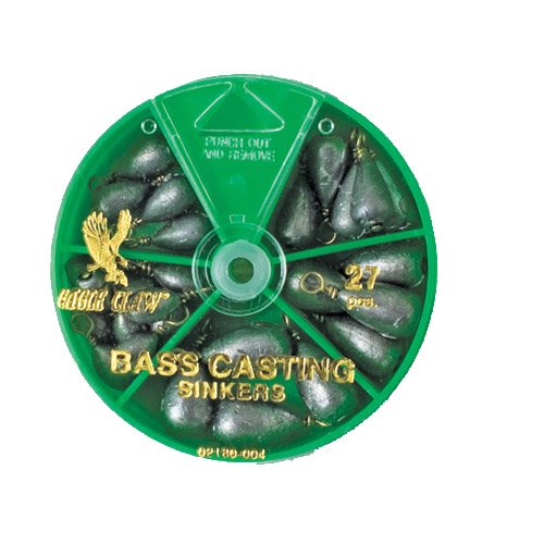 Bass Cast Sinker Assortment 27pcs