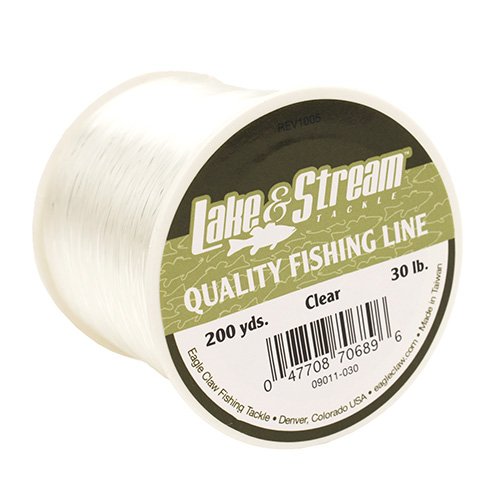 Lake&Stream Mono 200 Yds 30lb Clear 1pc