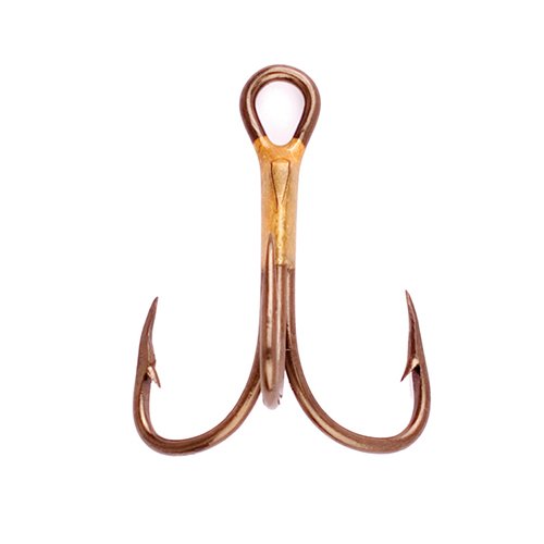 Lazer 2x Treble Hook L374G-2/0 5pcs
