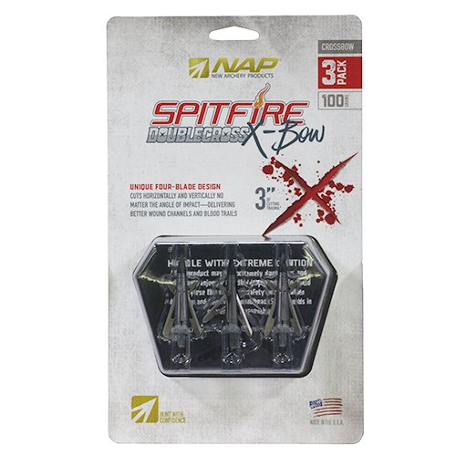 Spitfire Dbl Cross 100 Crssbws (3Pk)