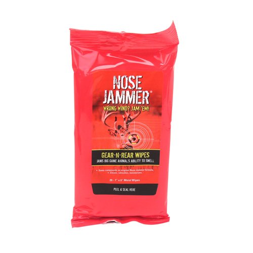 Nose Jammer Gear-N-Body Wipes (20ct 8"x6")