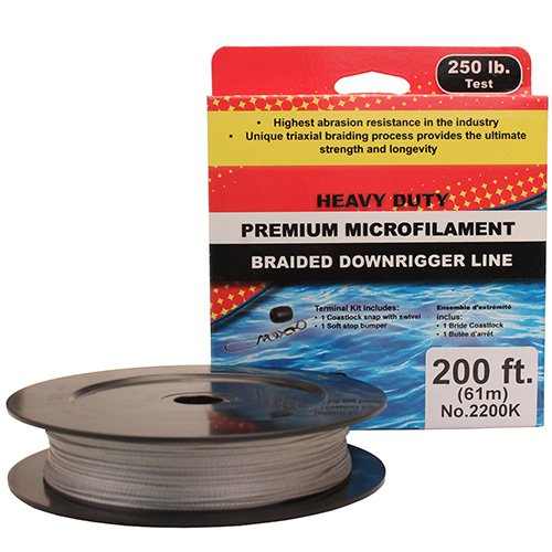PBF DwnRgr Line250lb Test200 ft splkit