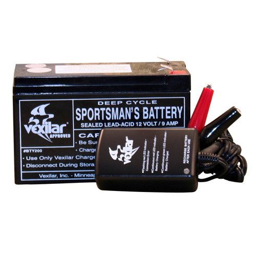 Battery & Charger (9 amp hour w/light)