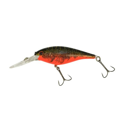 FFSH5M-RT FLCKR SHAD MED 5CM RED TIGER