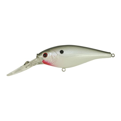 FFSH4M-PW FLCKR SHAD MED 4CM PEARL WHITE