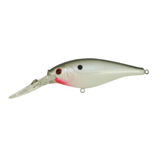 FFSH6M-PW FLCKR SHAD MED 6CM PEARL WHITE