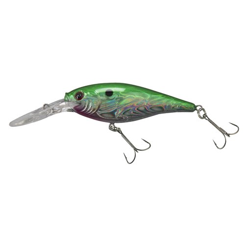 FFSH5M-SLGP FLCKR SHAD 5CM SLICK GRN PRL